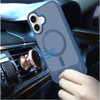 Shade Series MagSafe Matte Hybrid Case with Kickstand for iPhone 17 - Blue