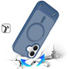 Shade Series MagSafe Matte Hybrid Case with Kickstand for iPhone 17 - Blue