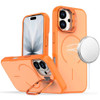 InFrame Series MagSafe Hybrid Case with Camera Ring Stand for iPhone 17 - Cosmic Orange