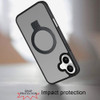 Frosted MagSafe Stand Case for iPhone 17 - Black