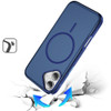 Carbon Fiber Series Hybrid Case with MagSafe for iPhone 17 - Blue