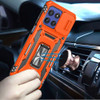 Military Grade Ring Holder Case with Camera Lens Cover for Motorola Moto G Stylus 2026 / 2025 - Cosmic Orange