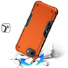 Military Grade Shockproof Hybrid Armor Case for iPhone 17e / 16e - Cosmic Orange