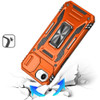 Military Grade Ring Holder Case with Camera Lens Cover for iPhone 17e / 16e - Cosmic Orange