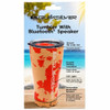 Quiksilver Zuma Stainless Steel Tumbler with Built-in Bluetooth Speaker - Peach Parfait Tie-Dye