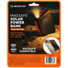 Quiksilver 5000mAH MagSafe Solar Power Bank Battery Charger with Flash Light - Orange
