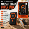 Quiksilver 5000mAH MagSafe Solar Power Bank Battery Charger with Flash Light - Orange
