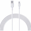 Aukey Circlet AC USB-C to USB-A Nylon Braided Charge & Sync Cable - White