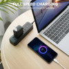 Aukey Circlet AC USB-C to USB-A Nylon Braided Charge & Sync Cable - White