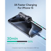 Aukey Enduro 65W Dual USB-C Car Charger - Black