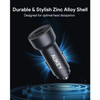 Aukey Enduro 65W Dual USB-C Car Charger - Black