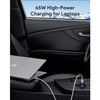 Aukey Enduro 65W Dual USB-C Car Charger - Black