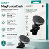 Aukey MagFusion MagSafe Compatible Magnetic Qi2 15W Wireless Air Vent Mount Car Charger - Black