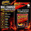 Orbit Innovations Official Licensed 20W Power Delivery 2 Port USB-C and USB-A Wall Charger - Cheetos Flamin' Hot