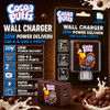 Orbit Innovations Official Licensed 20W Power Delivery 2 Port USB-C and USB-A Wall Charger - Cocoa Puffs