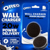 Orbit Innovations Official Licensed 20W Power Delivery 2 Port USB-C and USB-A Wall Charger - Oreo