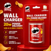 Orbit Innovations Official Licensed 20W Power Delivery 2 Port USB-C and USB-A Wall Charger - Pringles