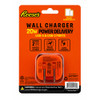 Orbit Innovations Official Licensed 20W Power Delivery 2 Port USB-C and USB-A Wall Charger - Reese's