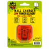 Orbit Innovations Official Licensed 20W Power Delivery 2 Port USB-C and USB-A Wall Charger - Sour Patch Kids
