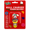 Orbit Innovations Official Licensed 20W Power Delivery 2 Port USB-C and USB-A Wall Charger - Trix