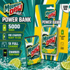 Orbit Innovations Official Licensed Portable 5000mAh Power Bank Dual USB-C + USB-A Battery Charger - Mountain Dew Baja Blast