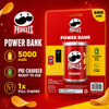 Orbit Innovations Official Licensed Portable 5000mAh Power Bank Dual USB-C + USB-A Battery Charger - Pringles