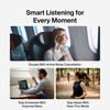 Belkin SoundForm Rhythm ANC Noise-Cancelling True Wireless Bluetooth Stereo Earbuds - Black