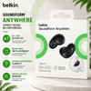 Belkin SoundForm Anywhere True Wireless Bluetooth Stereo Earbuds - Black