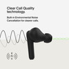 Belkin SoundForm Rhythm True Wireless Bluetooth Stereo Earbuds - Black