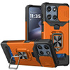 Military Grade All-In-One Ring Stand Card Case for Motorola Moto G (2026/2025) / Moto G Play 2026 - Cosmic Orange