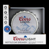 Coors Light Bottle Cap Shaped LED Light Bluetooth Wireless Speaker
