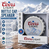 Coors Light Bottle Cap Shaped LED Light Bluetooth Wireless Speaker