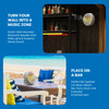 Coors Light Bottle Cap Shaped LED Light Bluetooth Wireless Speaker