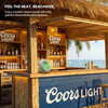 Coors Light Bottle Cap Shaped LED Light Bluetooth Wireless Speaker
