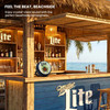Miller Lite Bottle Cap Shaped LED Light Bluetooth Wireless Speaker