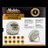 Modelo Bottle Cap Shaped LED Light Bluetooth Wireless Speaker