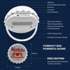 Modelo Bottle Cap Shaped LED Light Bluetooth Wireless Speaker