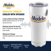 Modelo Stainless Steel Double Wall Insulated Tumbler 16oz with Removeable Bluetooth Wireless Speaker
