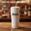 Modelo Stainless Steel Double Wall Insulated Tumbler 16oz with Removeable Bluetooth Wireless Speaker