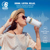 Modelo Stainless Steel Double Wall Insulated Tumbler 16oz with Removeable Bluetooth Wireless Speaker