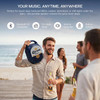 Corona Mini Party Bluetooth Wireless Speaker V2 with LED Lights - Blue