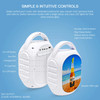 Corona Mini Party Bluetooth Wireless Speaker V2 with LED Lights - White