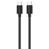 60W USB-C to USB-C Charge and Sync Cable 3.3 ft. - Black