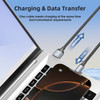 3.3 ft USB-C to USB-A High-Speed Charge and Sync Nylon Braided Cable - Black