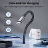3.3 ft USB-C to USB-A High-Speed Charge and Sync Nylon Braided Cable - Black