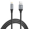 10 ft High-Speed Lightning to USB-A Charging and Sync Cable - Black