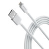 4 ft. High-Speed 3A Braided USB-C to USB-A Charge & Sync Cable - White