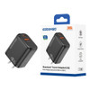 Rapid PD 38W 2 Port USB-C and USB-A Wall Charger - Black