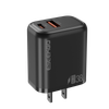 Rapid PD 38W 2 Port USB-C and USB-A Wall Charger - Black