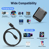 Rapid PD 38W 2 Port USB-C and USB-A Wall Charger + USB-C Cable with Lightning Connector - Black